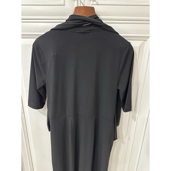Tahari  Women's Black 3/4" Sleeve  Dress NWT Size M Business Office Attire - Picture 5 of 14